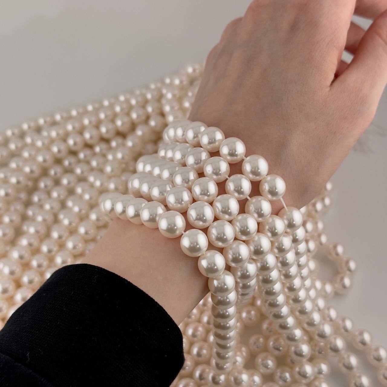 Майорка (Swarovski) айвори Люкс качество размеры 4мм 6мм 8мм 10мм 12мм